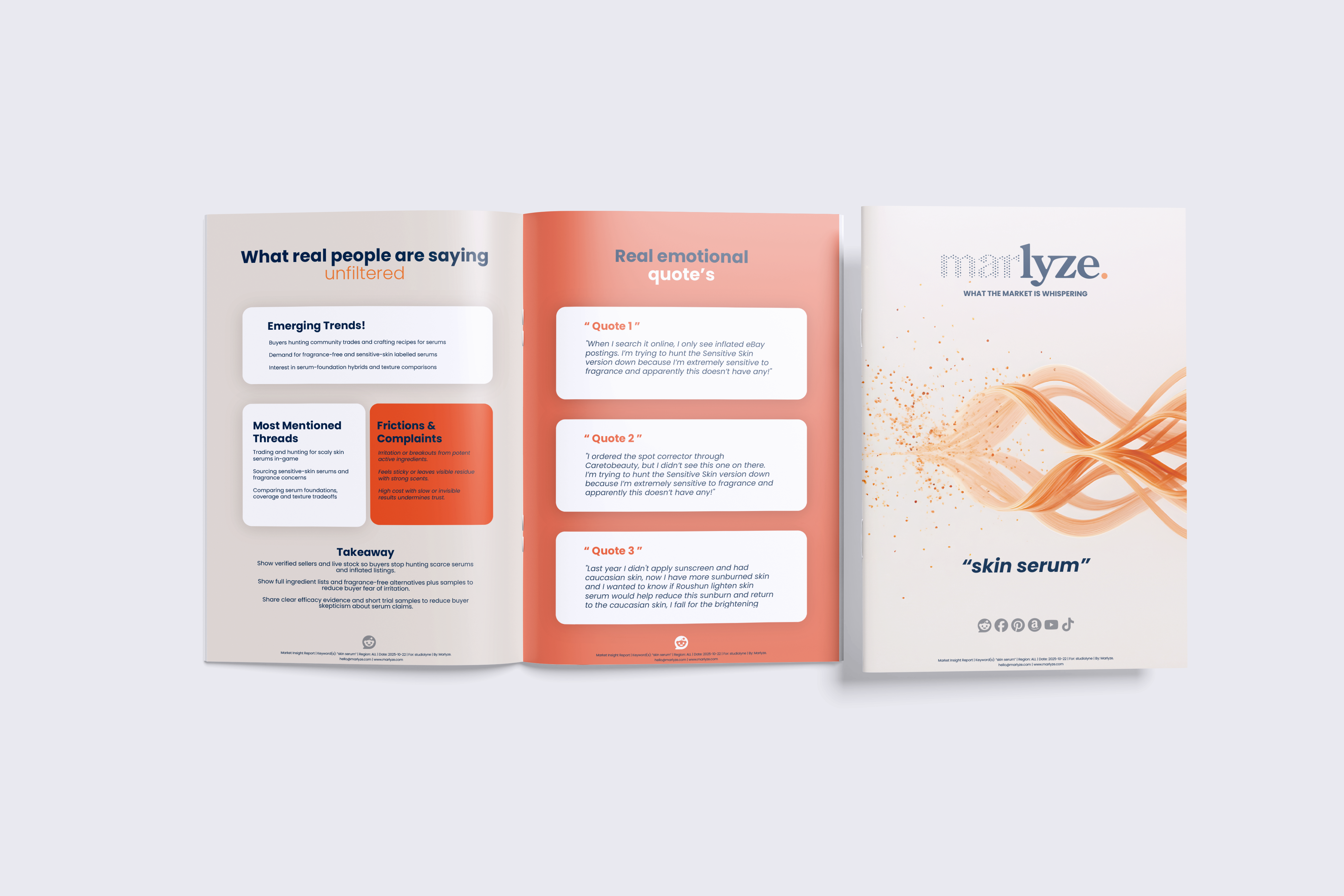 Second preview of the report